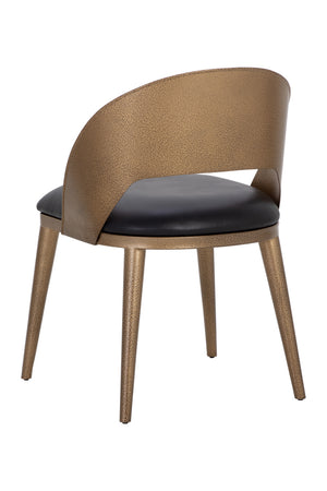   Modern European furniture - Leather Seat Dining Chair - www.oroa.com | Oroa.com