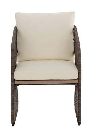 Modern European furniture - Gray Polyrod Indoor/Outdoor Dining Chair - www.oroa.com
