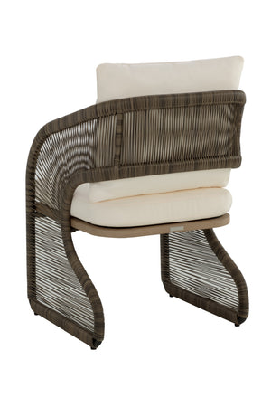 Modern European furniture - Gray Polyrod Indoor/Outdoor Dining Chair - www.oroa.com