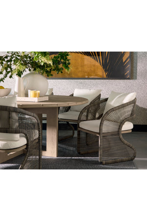 Modern European furniture - Gray Polyrod Indoor/Outdoor Dining Chair - www.oroa.com