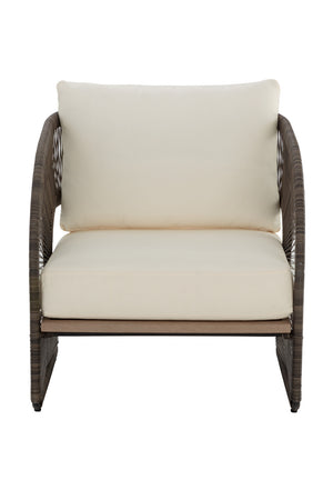   Modern European furniture - Gray Polyrod Indoor/Outdoor Lounge Chair - www.oroa.com | Oroa.com