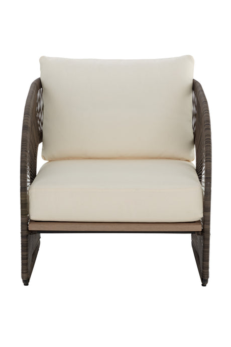 Modern European furniture - Gray Polyrod Indoor/Outdoor Lounge Chair - www.oroa.com