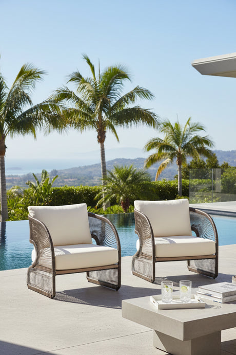 Modern European furniture - Gray Polyrod Indoor/Outdoor Lounge Chair - www.oroa.com