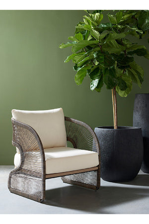   Modern European furniture - Gray Polyrod Indoor/Outdoor Lounge Chair - www.oroa.com | Oroa.com