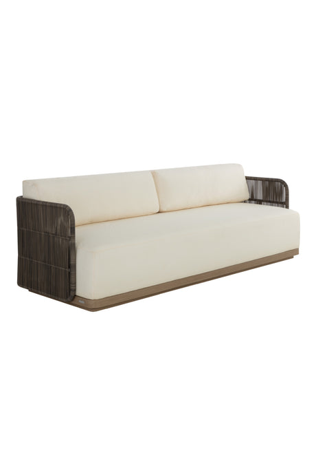Modern European furniture - Gray Polyrod Indoor/Outdoor Sofa - www.oroa.com