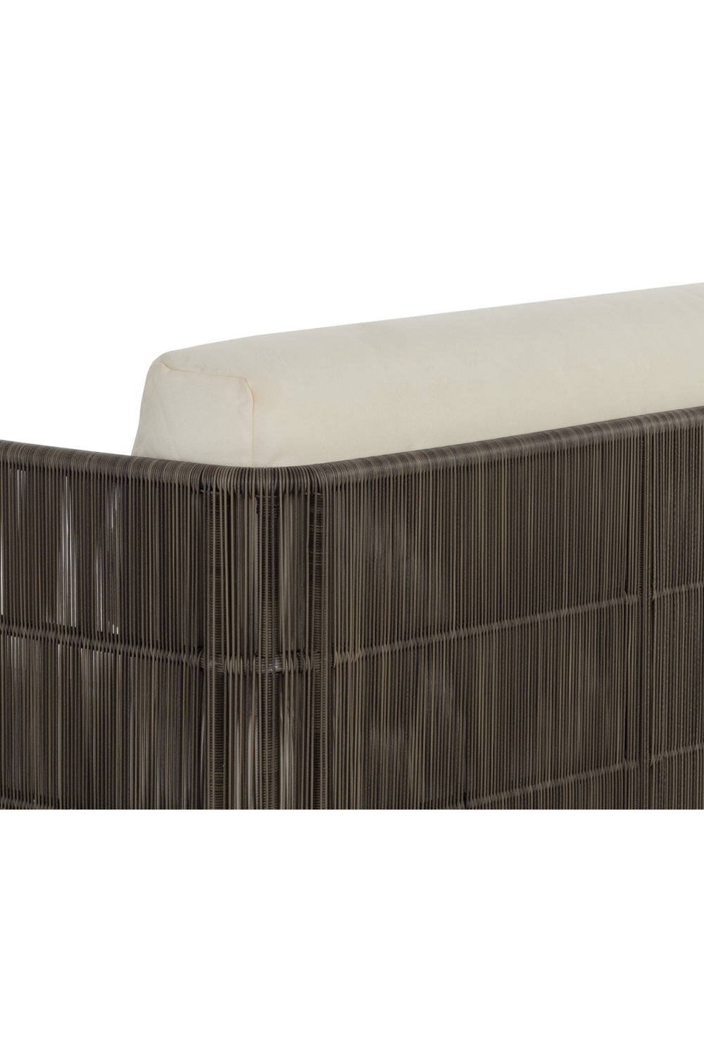 Modern European furniture - Gray Polyrod Indoor/Outdoor Sofa - www.oroa.com