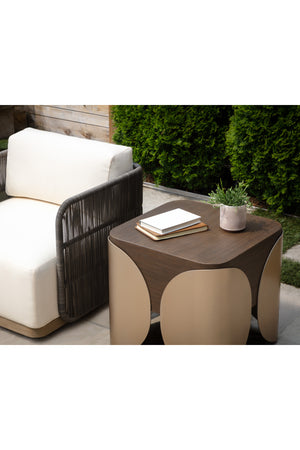   Modern European furniture - Gray Polyrod Indoor/Outdoor Swivel Chair - www.oroa.com | Oroa.com