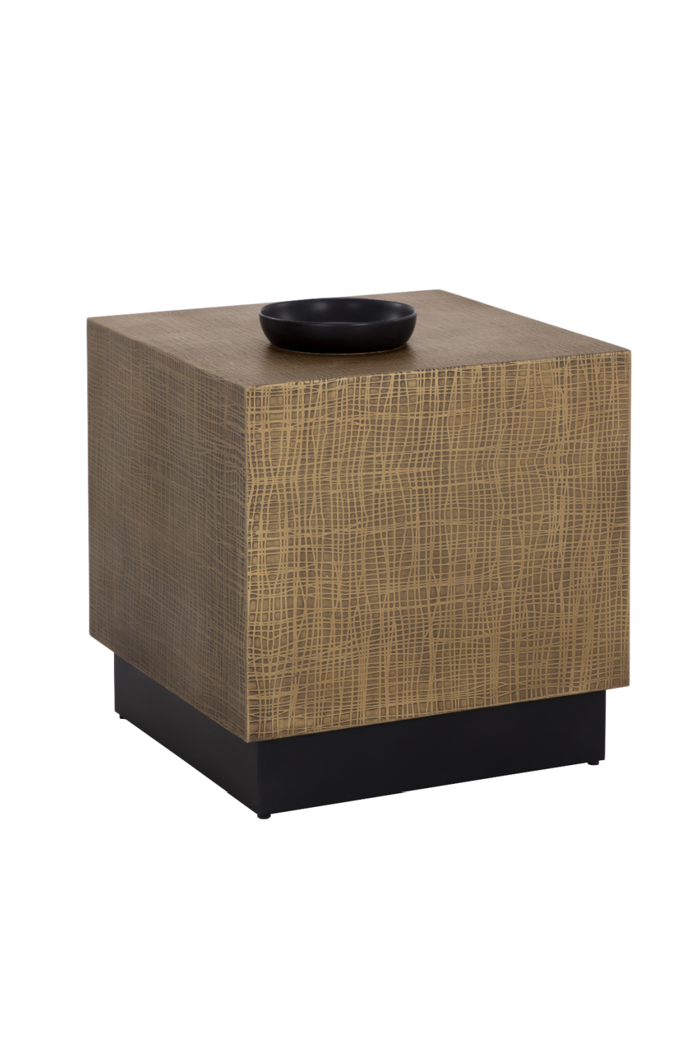   Modern European furniture - Etched Antique Brass Side Table - www.oroa.com | Oroa.com