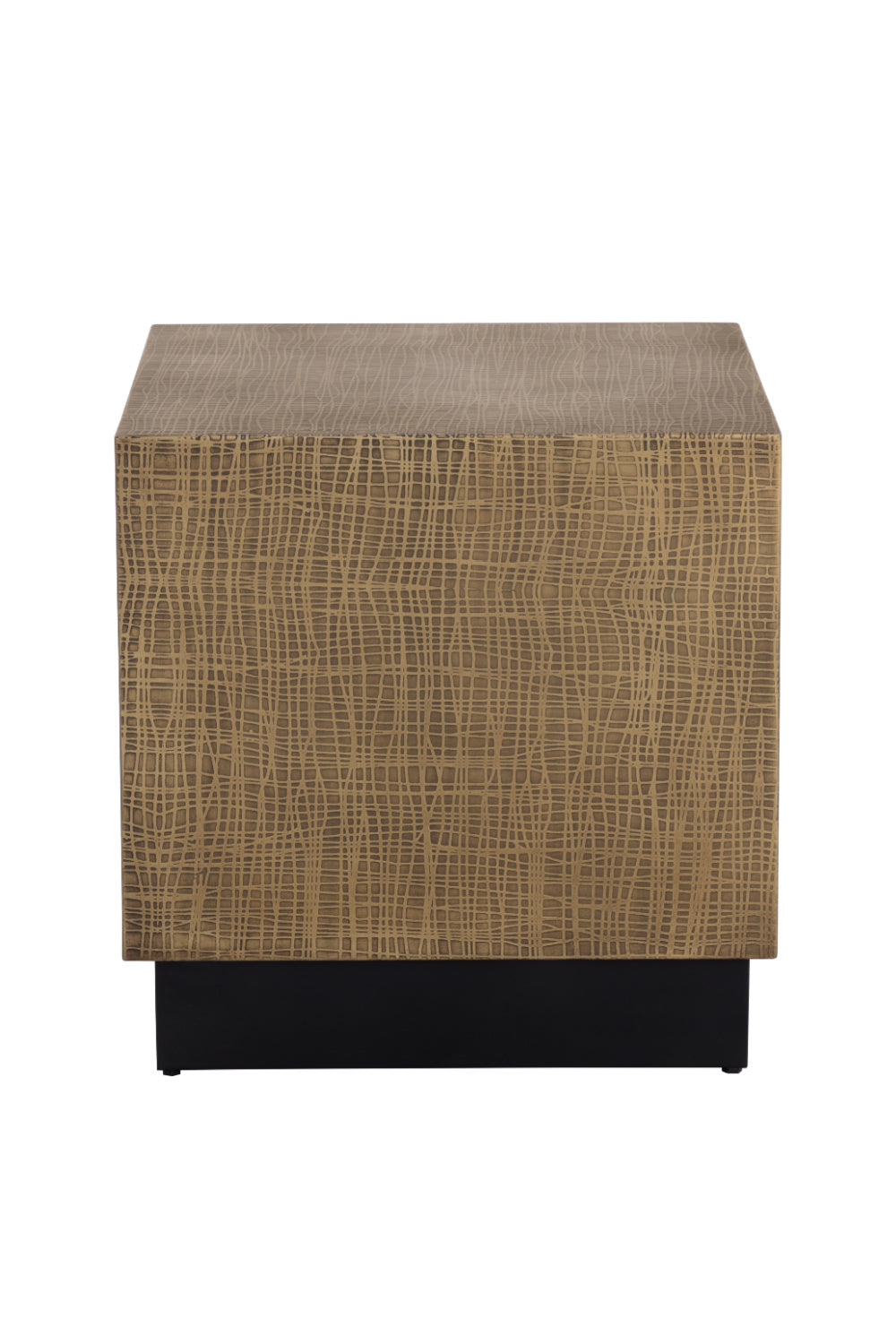   Modern European furniture - Etched Antique Brass Side Table - www.oroa.com | Oroa.com