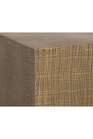   Modern European furniture - Etched Antique Brass Side Table - www.oroa.com | Oroa.com