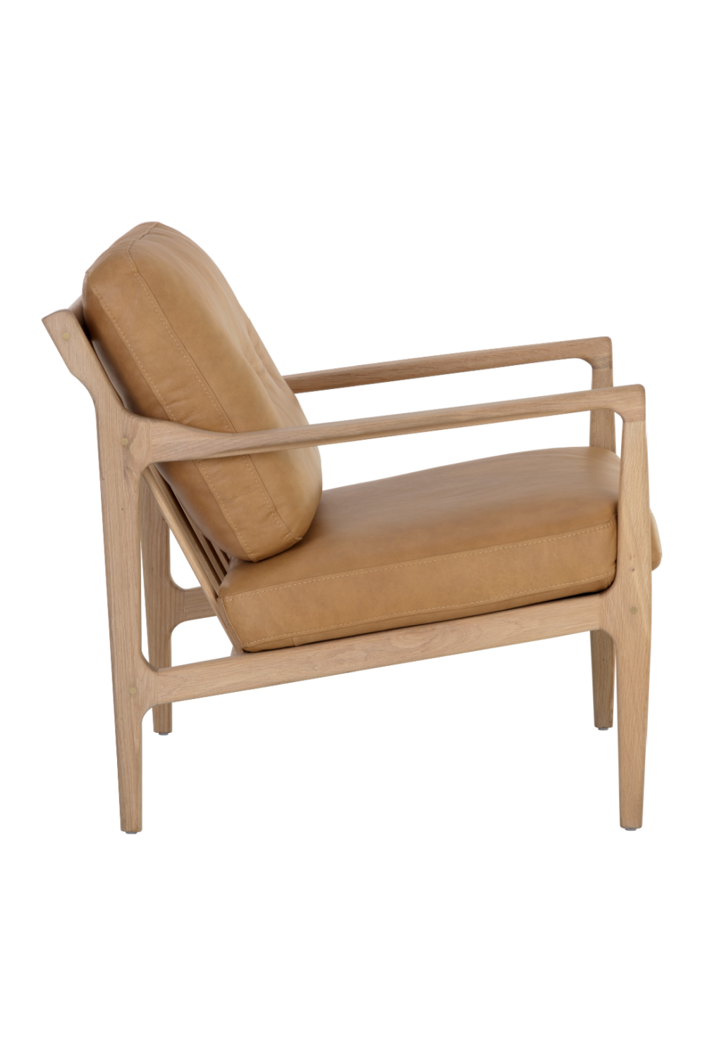 Modern European furniture - Button-Tufted Leather Lounge Chair - www.oroa.com