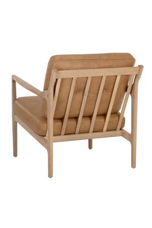 Modern European furniture - Button-Tufted Leather Lounge Chair - www.oroa.com