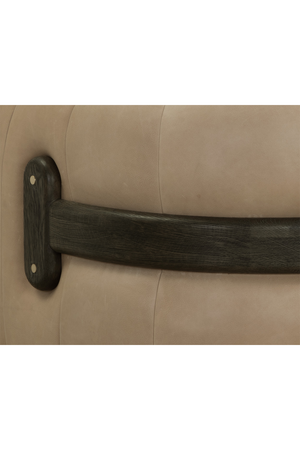 Modern European furniture - Oak Base Barrel Swivel Armchair - www.oroa.com