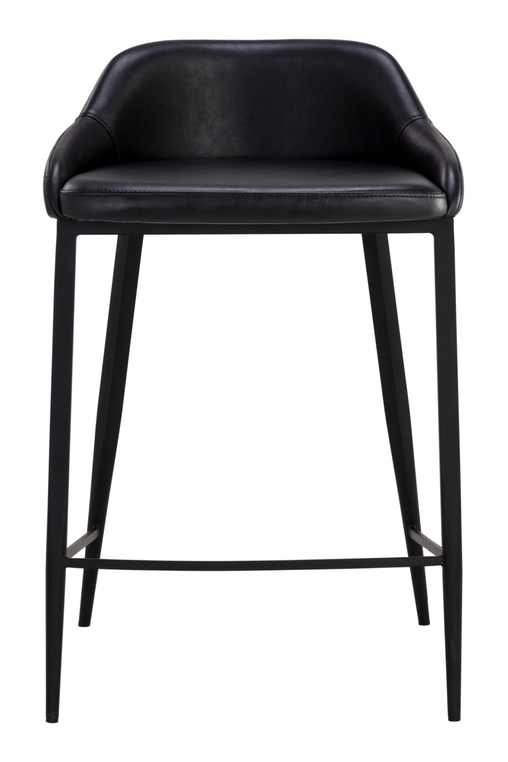Modern European furniture - Low-Back Leather-Look Counter Stool - www.oroa.com