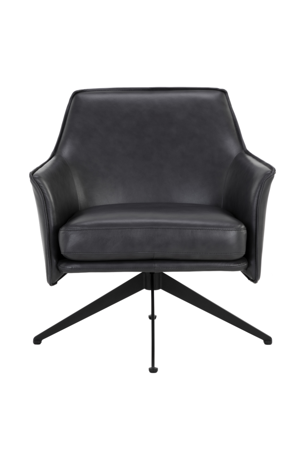 Modern European furniture - Swivel Leather Lounge Chair - www.oroa.com