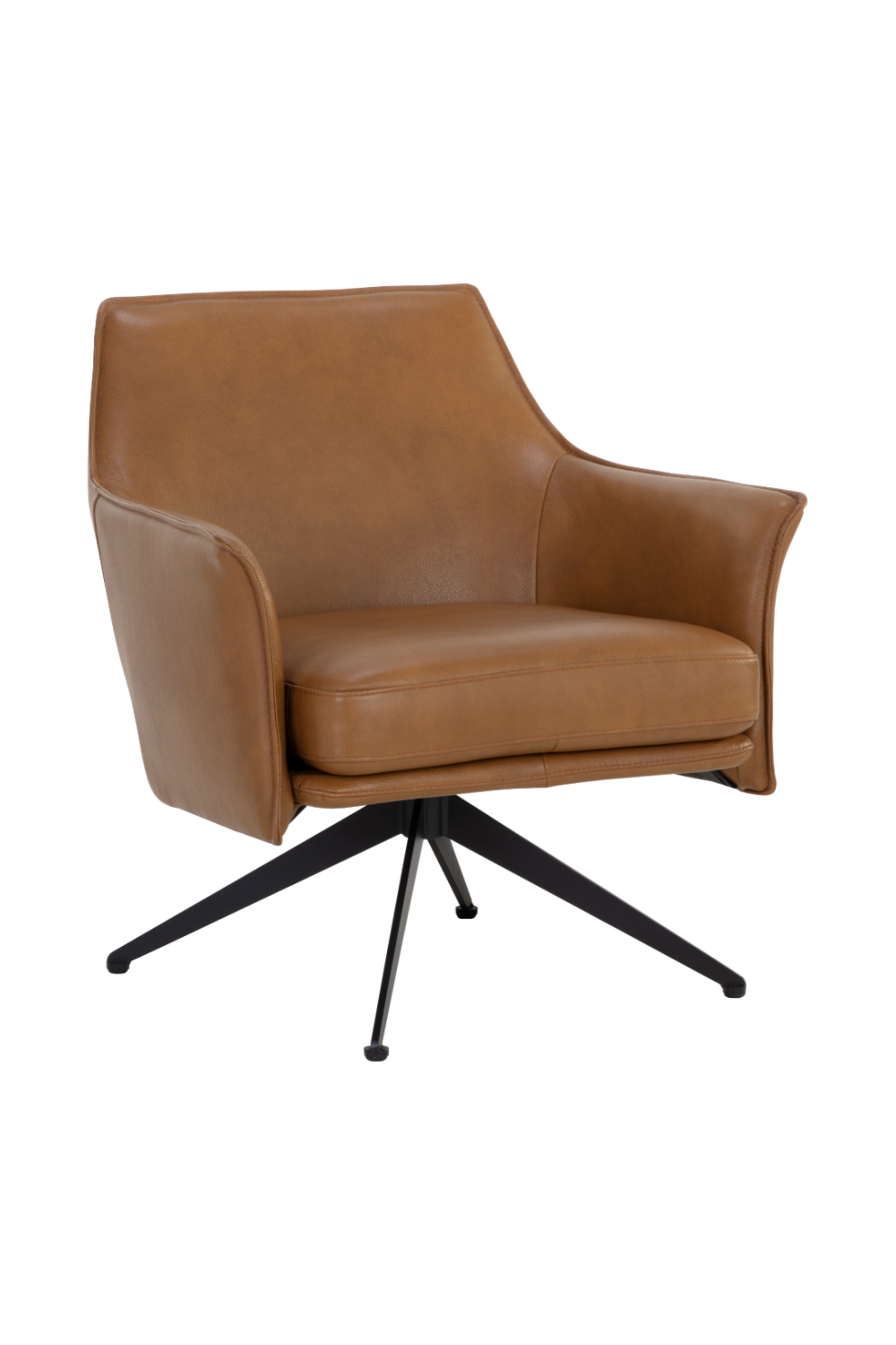 Modern European furniture - Swivel Leather Lounge Chair - www.oroa.com
