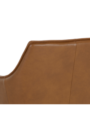 Modern European furniture - Swivel Leather Lounge Chair - www.oroa.com