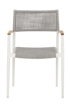 Modern European furniture - Stackable Indoor/Outdoor Dining Armchairs (2) - www.oroa.com