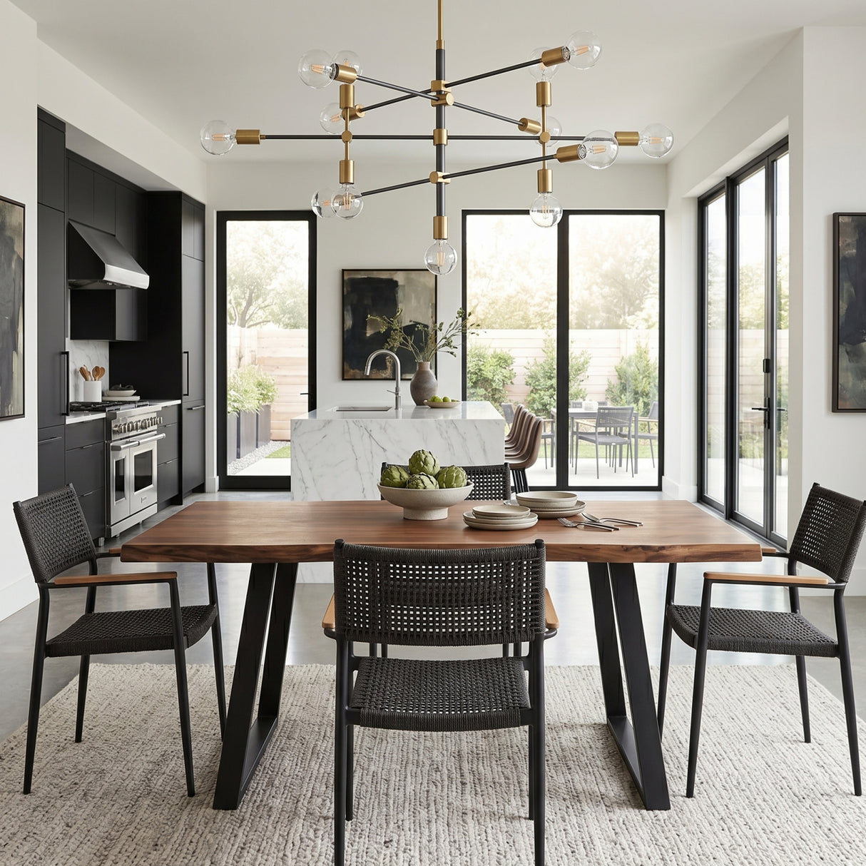   Stackable Indoor/Outdoor Dining Armchairs (2) | Oroa.com