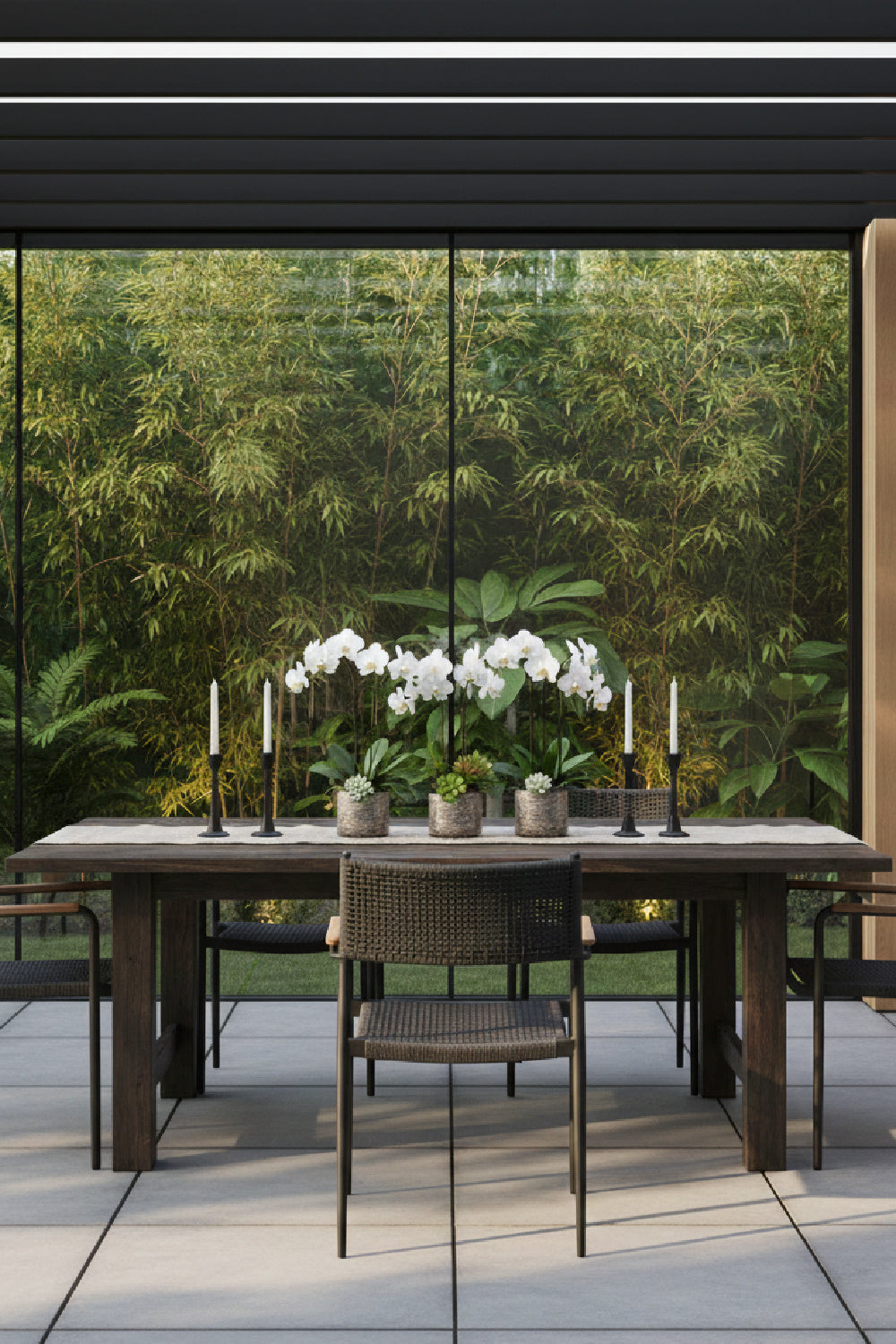 Modern European furniture - Stackable Indoor/Outdoor Dining Armchairs (2) - www.oroa.com