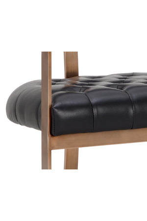   Modern European furniture - Antique Brass Framed Dining Chair - www.oroa.com | Oroa.com