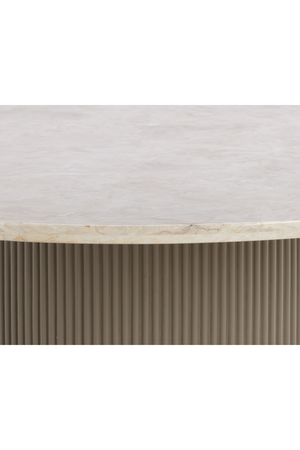   Modern European furniture - Taupe Leather Look Dining Table  - www.oroa.com | Oroa.com