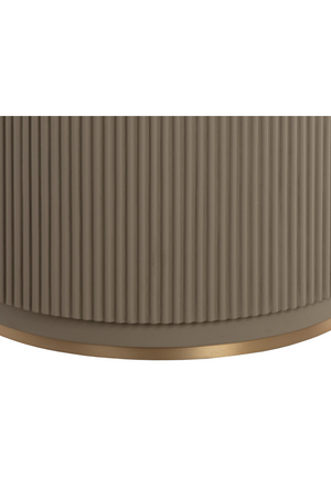   Modern European furniture - Taupe Leather Look Dining Table  - www.oroa.com | Oroa.com