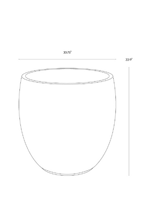 Modern European furniture - Antique Bronze Look Indoor/Outdoor Planter - www.oroa.com