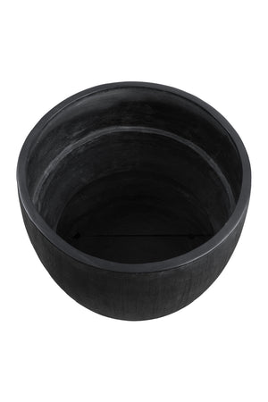 Modern European furniture - Black Concrete Indoor/Outdoor Planter - www.oroa.com