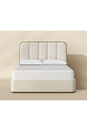 Modern European furniture - Channel Tufted Bed - www.oroa.com