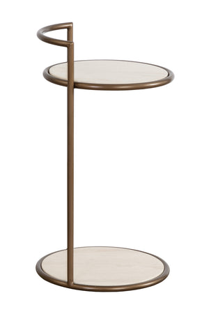   Modern European furniture - Gold Frame Indoor/Outdoor End Table - www.oroa.com | Oroa.com