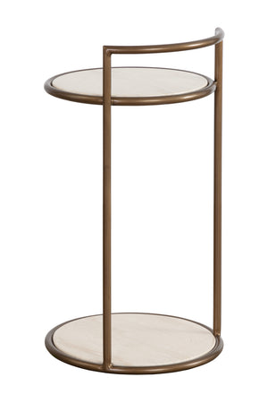   Modern European furniture - Gold Frame Indoor/Outdoor End Table - www.oroa.com | Oroa.com