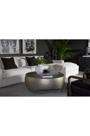 Modern European furniture - Round Indoor/Outdoor Coffee Table with Open Arches - www.oroa.com