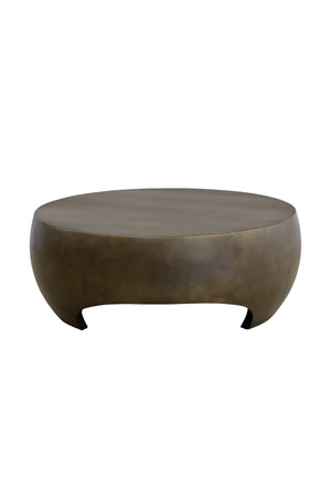 Modern European furniture - Round Indoor/Outdoor Coffee Table with Open Arches - www.oroa.com