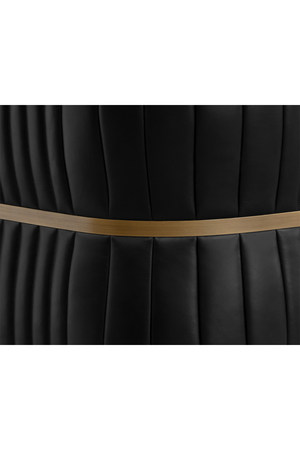 Modern European furniture - Leather Channeled Lounge Chair - www.oroa.com