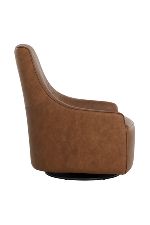 Modern European furniture - High Back Leather Swivel Chair - www.oroa.com