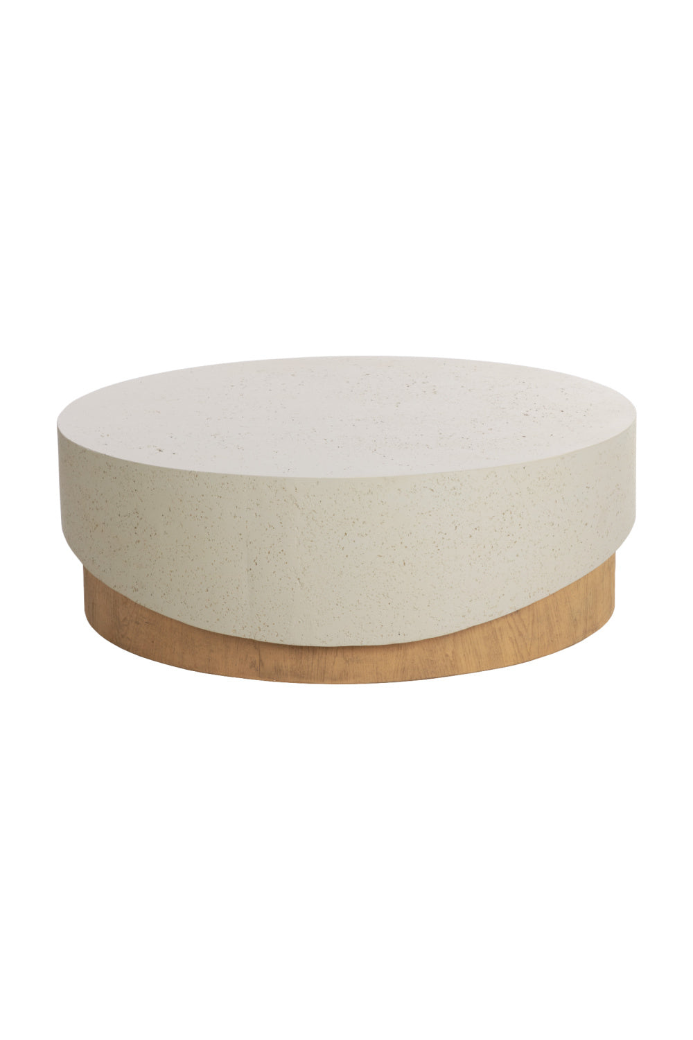Modern European furniture - Cream Concrete Indoor/Outdoor Coffee Table - www.oroa.com