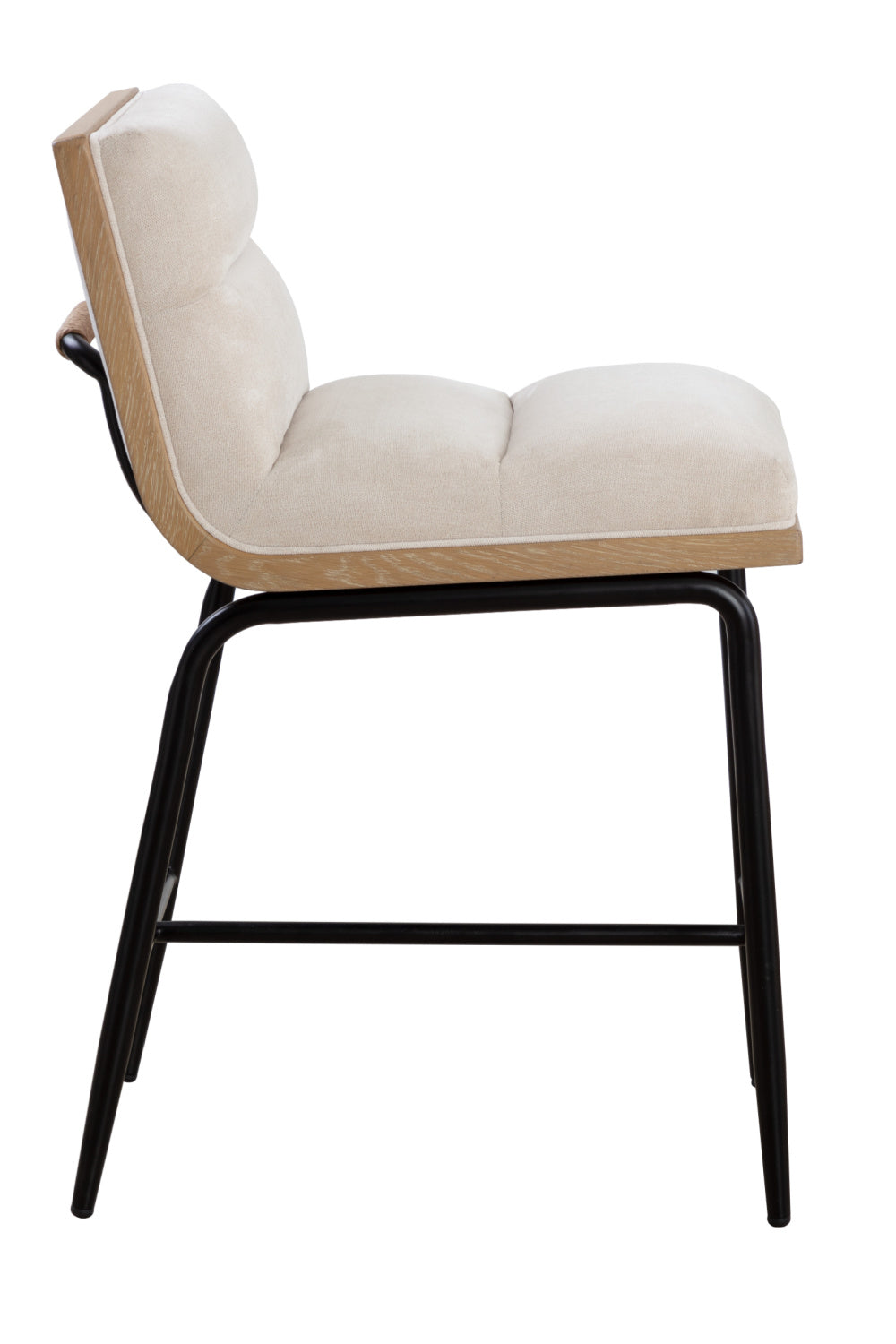 Modern European furniture - White Muslin Counter Stool - www.oroa.com