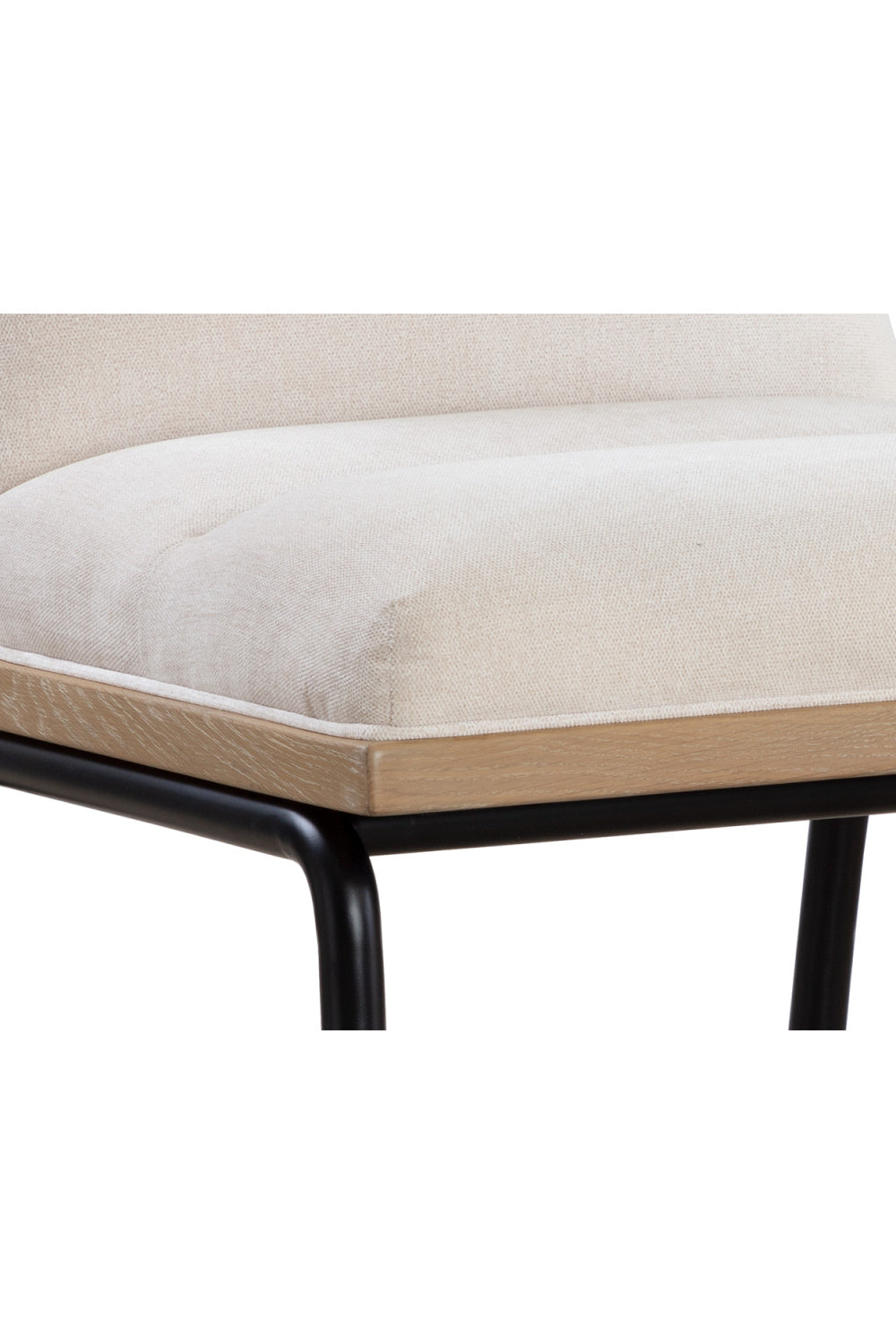 Modern European furniture - White Muslin Counter Stool - www.oroa.com