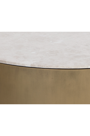 Modern European furniture - Wavy Antique Brass Coffee Table - www.oroa.com