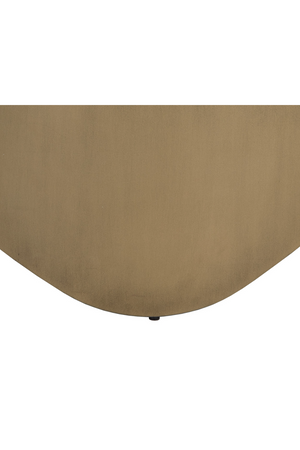 Modern European furniture - Wavy Antique Brass Coffee Table - www.oroa.com