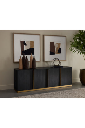   Modern European furniture - Oak 4-Door Sideboard  - www.oroa.com | Oroa.com