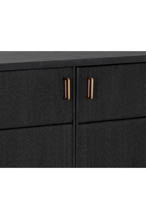   Modern European furniture - 4-Door Black Sideboard - www.oroa.com | Oroa.com