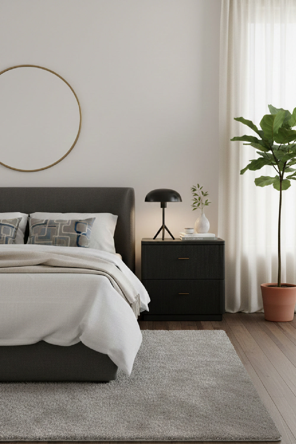 Modern European furniture - Rope Wrapped 2-Door Nightstand - www.oroa.com