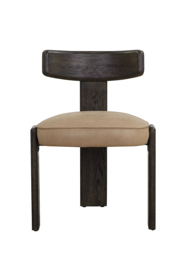Oak Leather Dining Chairs (2) | Splendido Horton | Oroa.com