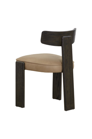 Oak Leather Dining Chairs (2) | Splendido Horton | Oroa.com