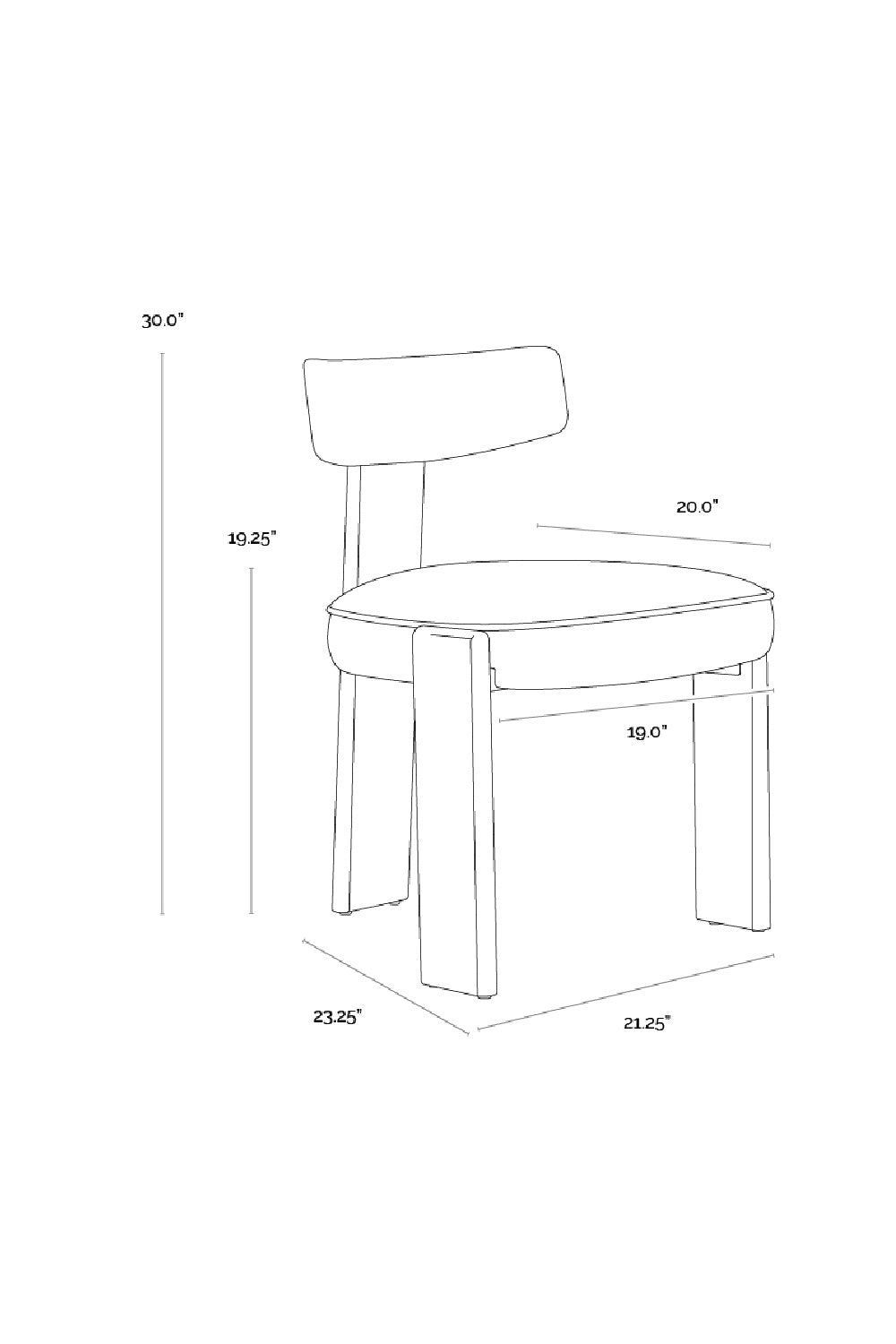 Oak Leather Dining Chairs (2) | Splendido Horton | Oroa.com