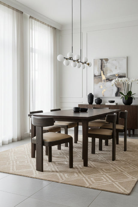 Oak Leather Dining Chairs (2) | Splendido Horton | Oroa.com