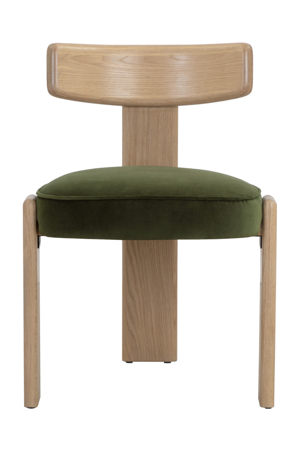 Oak Framed 3-Legged Dining Chairs (2) | Splendido Horton | Oroa.com