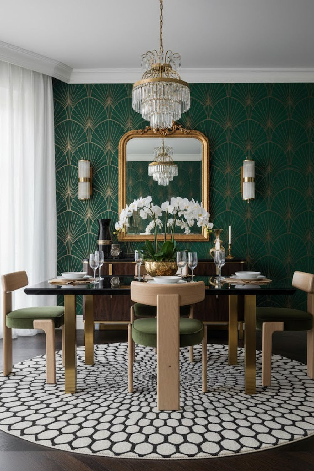 Modern European furniture - Oak Framed 3-Legged Dining Chairs (2) - www.oroa.com
